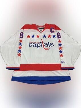 Washington Capitals Alex Ovechkin 2011 Winter Classic Reebok NHL Hockey Jersey